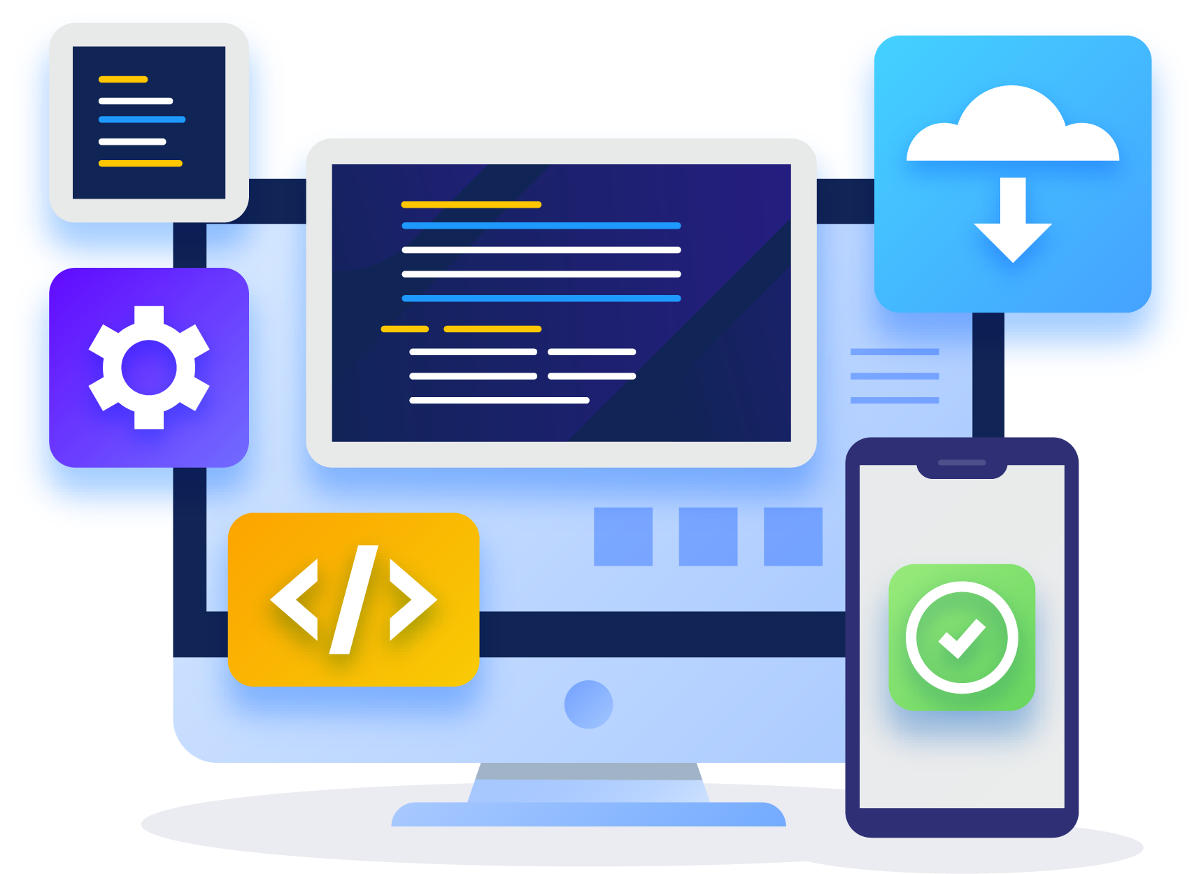 Website Design & Development illustration